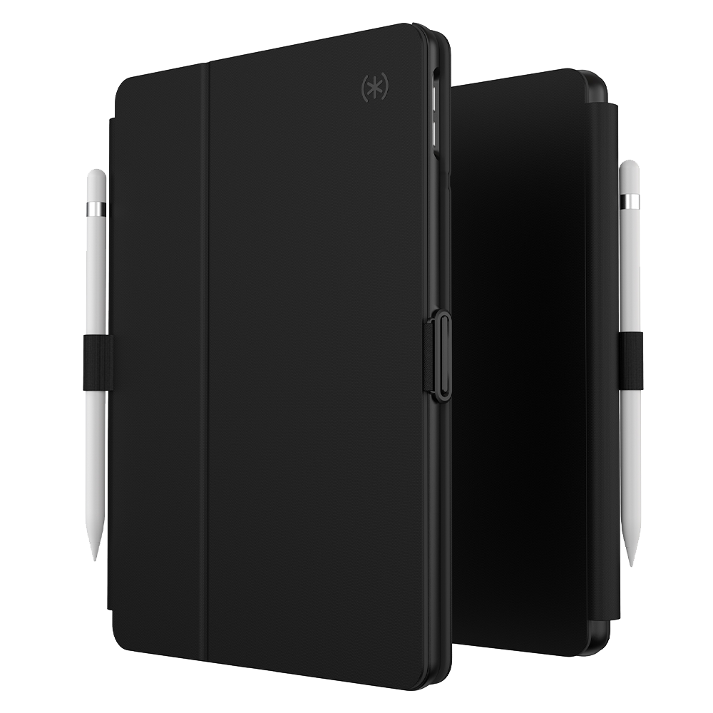 [SR9-1] Speck Balance Folio /w Stylus Holder | Apple iPad 7/8/9 (10.2) - Black