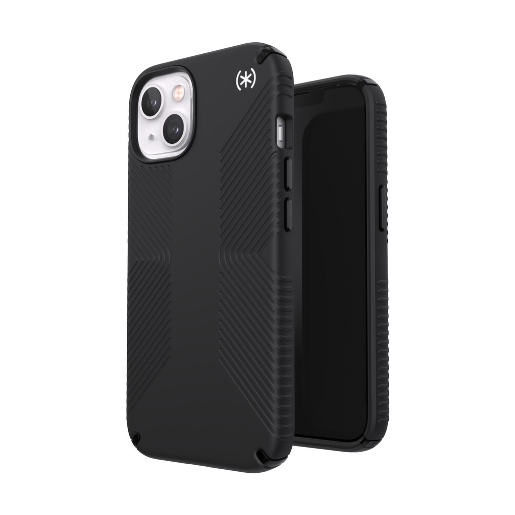 Speck Presidio2 Grip | iPhone 14 Plus/15 Plus (6.7) - Black/White