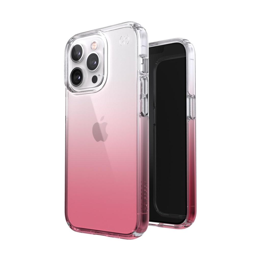 [S29-1] Speck Presidio Perfect-Clear Ombre | iPhone 13/14 (6.1) - Clear/Vintage Rose