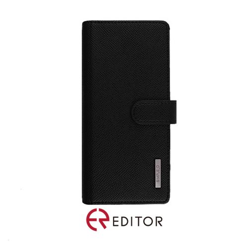 Korean Simple D Double Folio | Samsung S23 Plus (6.7) – Black