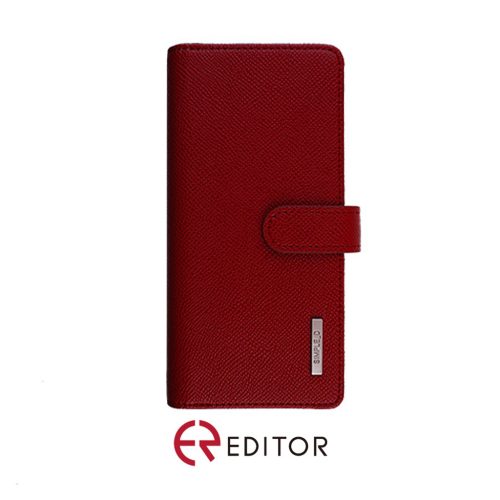 Korean Simple D Double Folio | iPhone 15 Pro Max (6.7) - Red