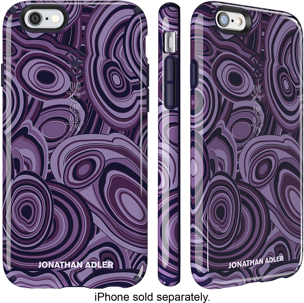 [BW6-02] Speck Jonathan Adler CandyShell | iPhone 6 Plus/6S Plus – Malachite Purple/Berry Black Purple