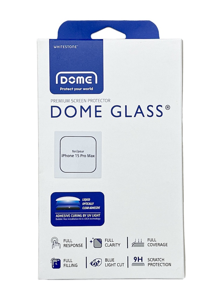 Korean Whitestone UV Dome Glass – iPhone 16 Pro Max