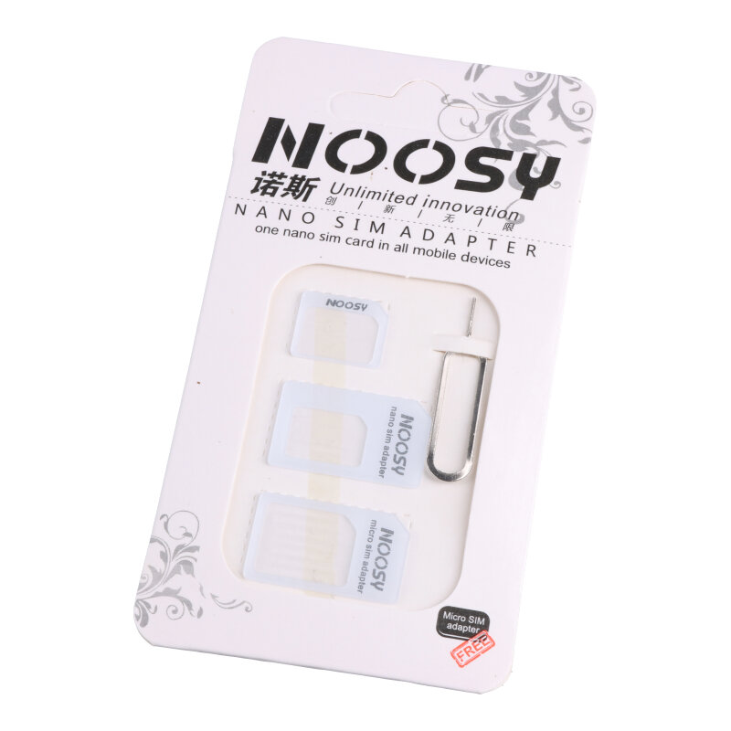 Nano Sim Card Adapter for All Sim Card Type White