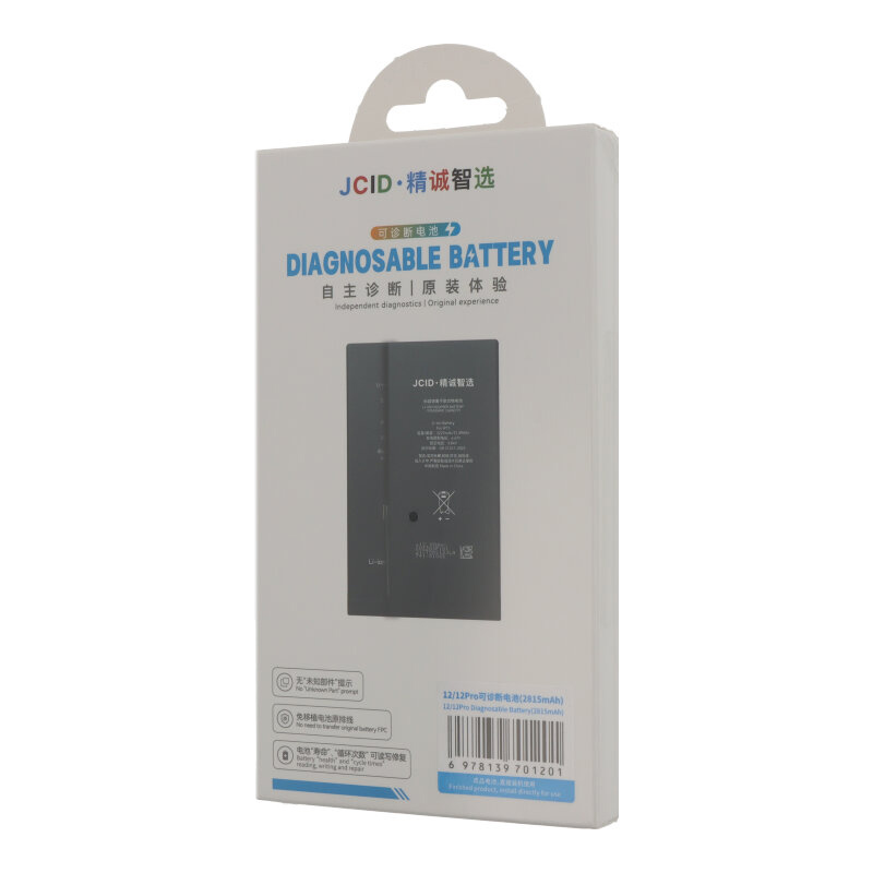 [TOL2-3] JCID 3230mAh Battery | iPhone 12/12 Pro - Diagnosable (No Display Message) + Battery Health 100% OEM