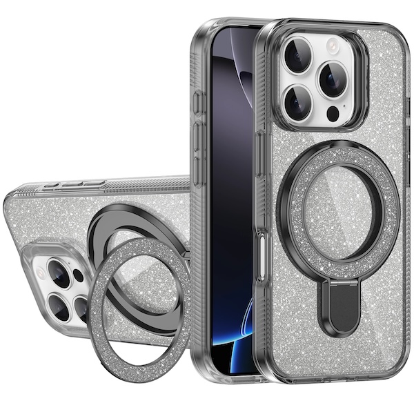 Nico Sparkle Ring Stand | iPhone 15 Pro Max - Wireless Charging Compatible