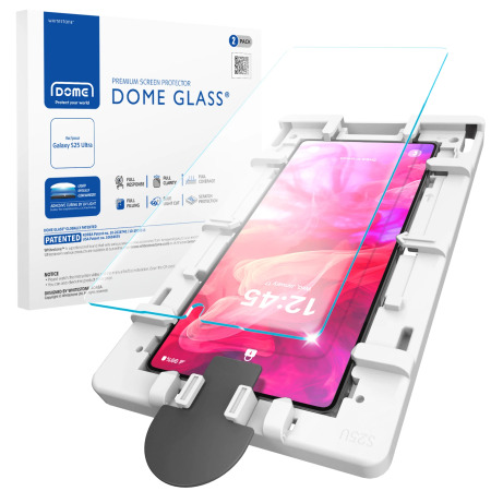 Korean Whitestone UV Dome Glass | Samsung S23 Ultra – Ultrasonic FingerPrint [2PACK GLASS]
