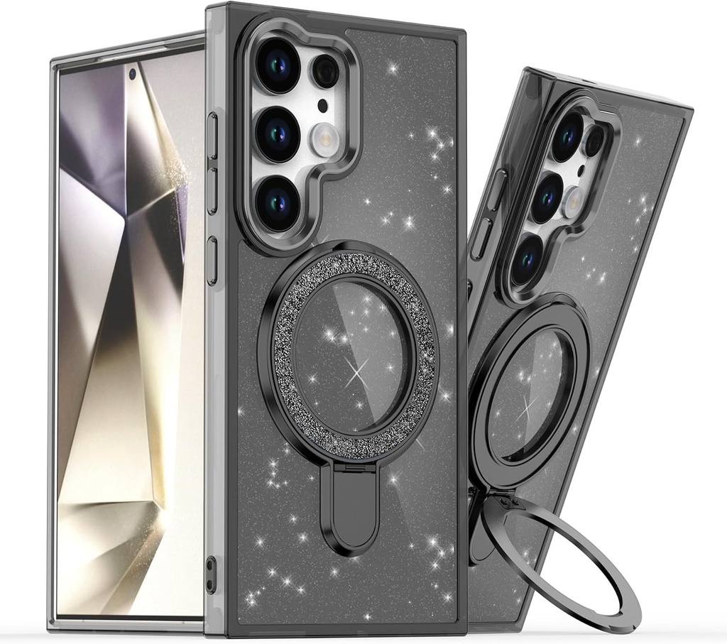 Nico Sparkle Ring Stand | Samsung S26 - Wireless Charging Compatible