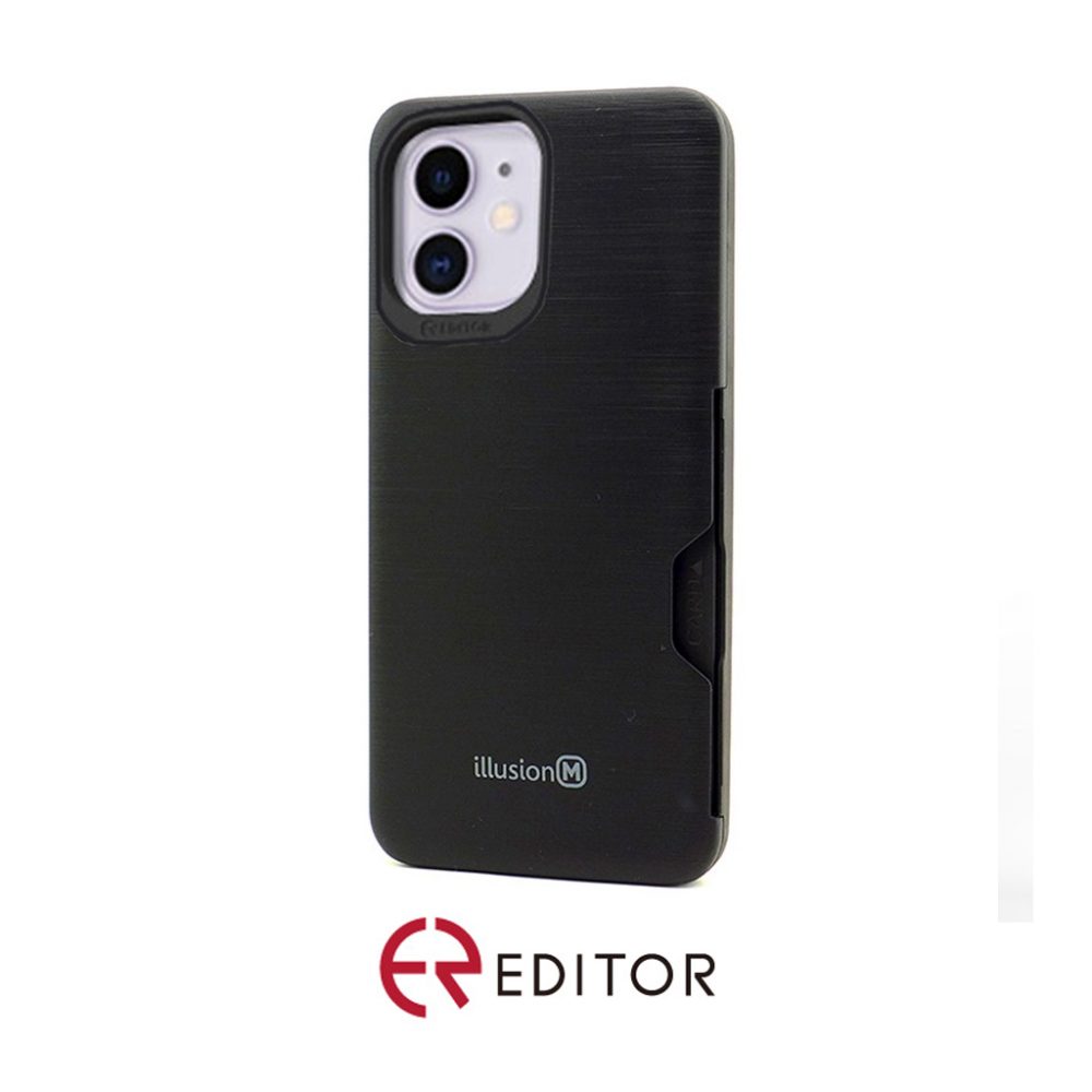 Editor Illusion w/ Card Slot | iPhone 12 Pro Max (6.7) – Black