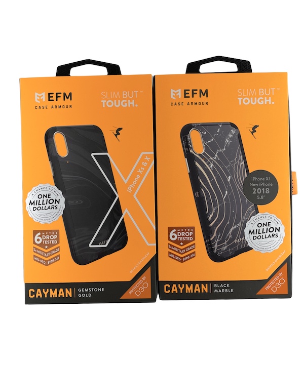 [BW-042] EFM Cayman D3O | iPhone X/Xs - Marble