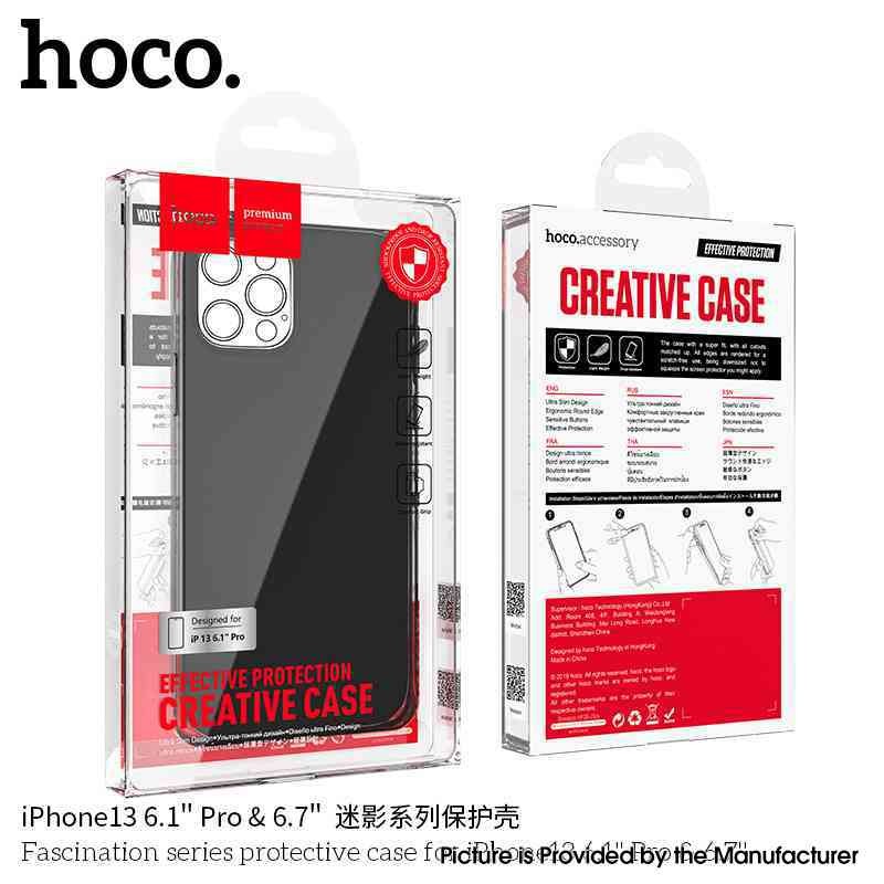 [FW2-11] Hoco Creative SF Jelly | iPhone 13 Pro (6.1) - Black