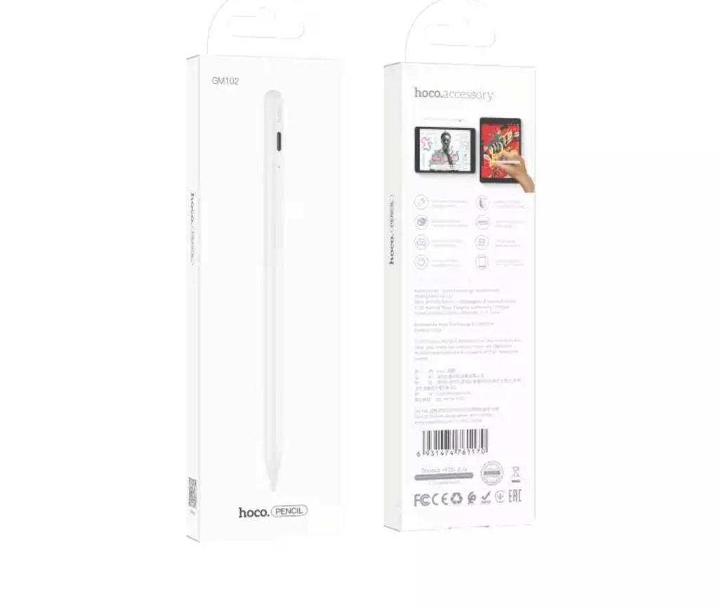 Hoco GM102 | Smooth series active anti-mistake touch capacitive pencil for iPAD