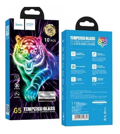 Hoco Tiger G5 [Box of 10pcs $1/unit] 3D Full Glass | iPhone 14 Pro (6.1