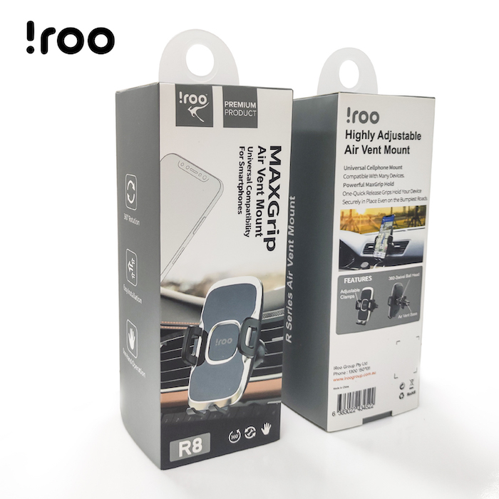 iRoo R8 | MaxGrip Air Vent Mount Holder